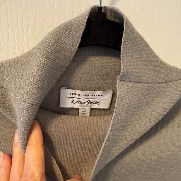 & Other Stories knit funnel neck sweater - Picture 3 of 4